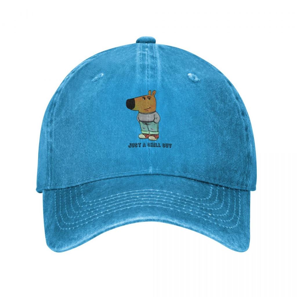 Chill Guy Dog Im Lowkey Just A   Shirt Baseball Cap Icon golf hat genuine Trucker Hat Men Golf Wear Womens