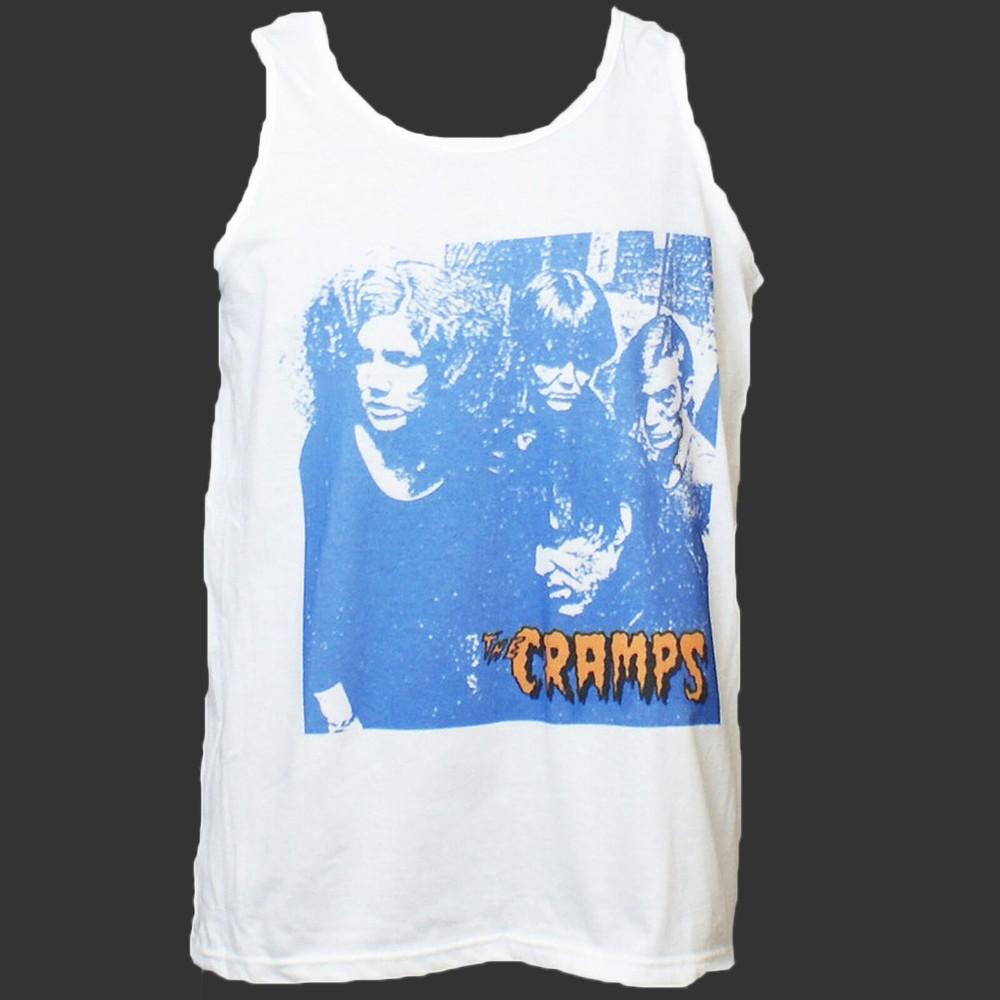 The Cramps Psychobilly Punk Rock TSHIRT vest top unisex white S2XL Unisex T-Shirt XXL