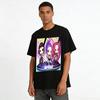 HUNTERX Q Version Girl Group Print Casual Top Anime Game Style Loose Fit For Men And Women Pure cotton T-shirt