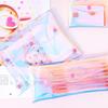 Laser Transparent Kosmetiktasche Damen DIY Klar Make-up Stifte Aufbewahrung Organizer Reise Toilettenartikel Waschtasche Hülle Niedliche Geldbörsen Tasche