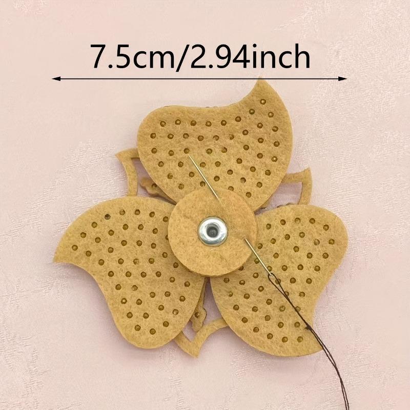 A New Style Six-petal Flower with Hot-fix Rhinestones and Sequins, a DIY Patch for Decorating Shoes, Hats, and Clothing Accessories
