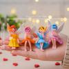 CraftIndia Set of 4 Dolls with Love Miniature Toys