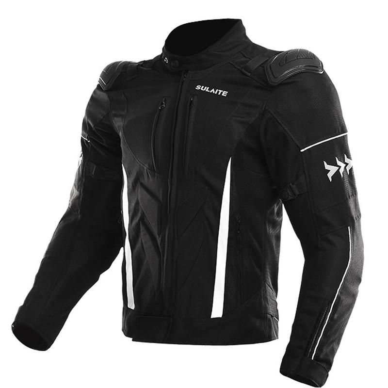 Summer Motorcycle Jacket Built In CE Protective Gear Riding Jacket Breathable Motorbike Motocross Jacket Riding Racing Suit