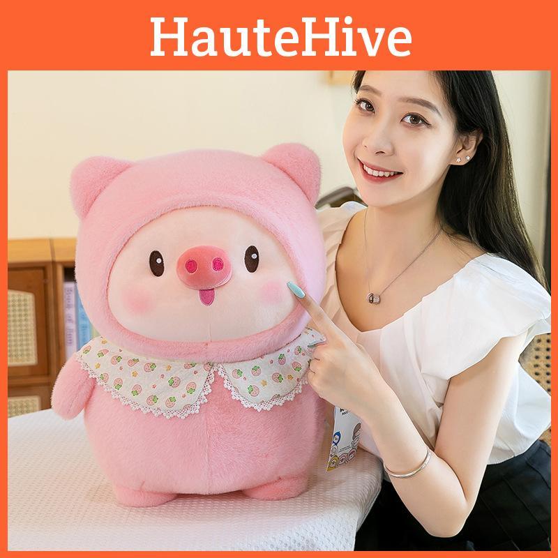 Pajama Cartoon Duck Plush Toy Pink Blue Stuffed Animals Girls Birthday Gift