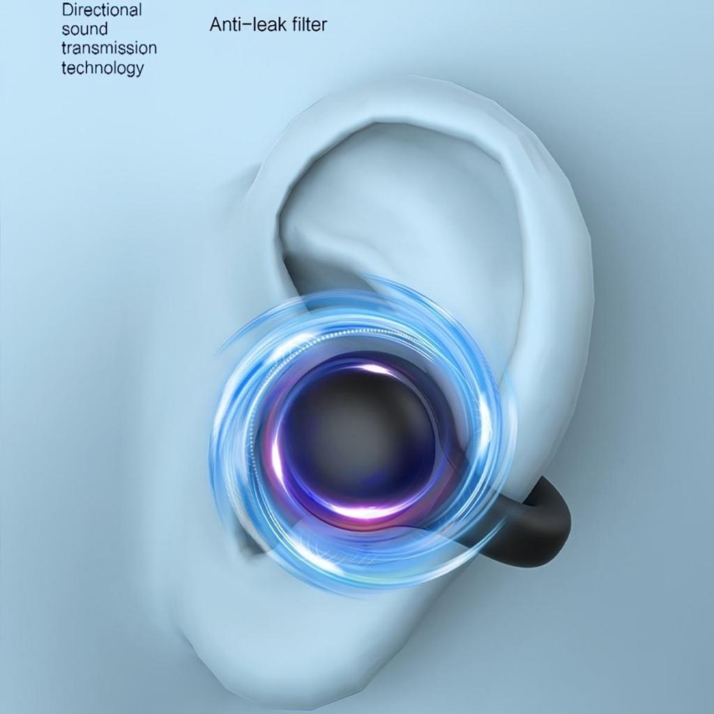 Új vezeték nélküli zenei fejhallgató, érintéses fejhallgató, fülcsíptetős sport fejhallgató, Xiaomi fejhallgatóhoz, iPhone okos fülhallgató