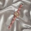 Dameskleurige Serie Horloge Platteland Schattige Stijl Dameshorloge Klassiek met Romeinse Schaal Wijzerplaat Kwarts Horloge(Doos niet inbegrepen)