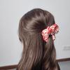 2024 Fashion Satin Christmas Scrunchie: High Elastic Hair Tie for Women