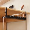 Heavy Duty Retractable Cable Storage Rack Space Saving Metal Cable Tray  Computer Desk