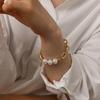 ozel Cubic Pave Waterdrop Pearl Bracelet PB144B