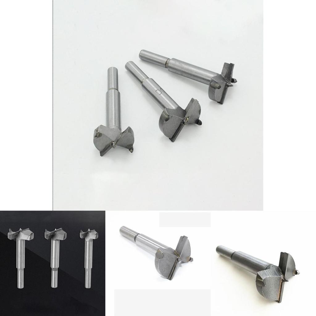 High-precision Forstner Wood Boring Hole Saw Auger Opener Triangular Cutter Tool Drill Bit For Smooth Drilling