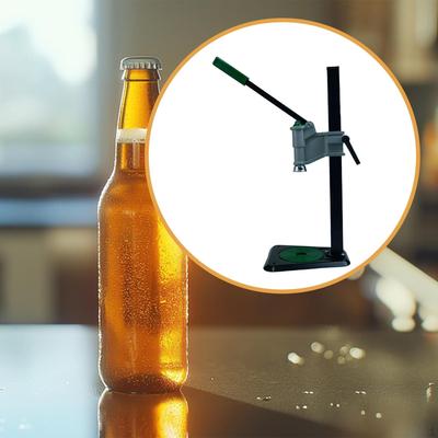 Manuelle Bierflaschen-Kapselmaschine Sealer Komfortgriff Passend für 26-29mm Kronkorken zum Verschließen Multifunktional Schwer