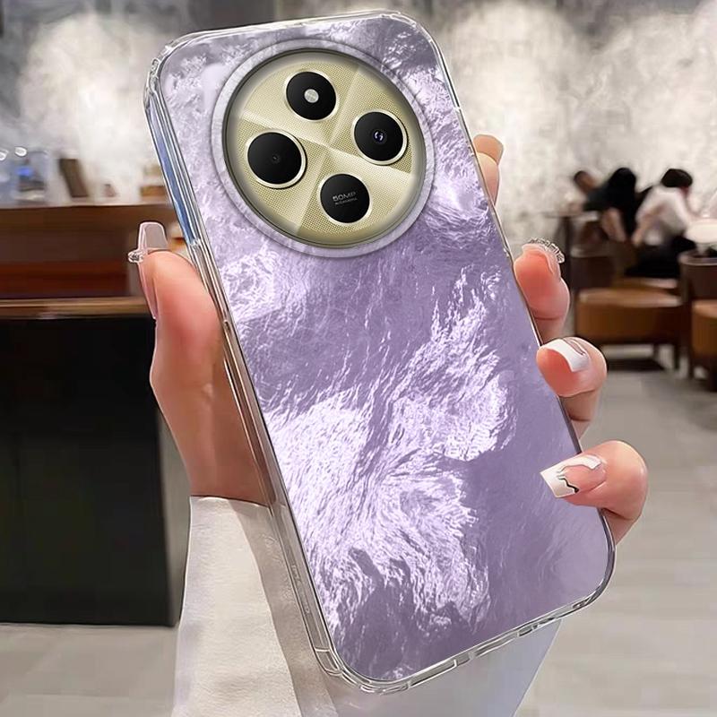 Gradient Glacier Texture Girls Women Phone Case For Xiaomi Poco X3pro X5 M6 X6 X3 NFC M5s M6 Pro C75 C61 Fundas Cover