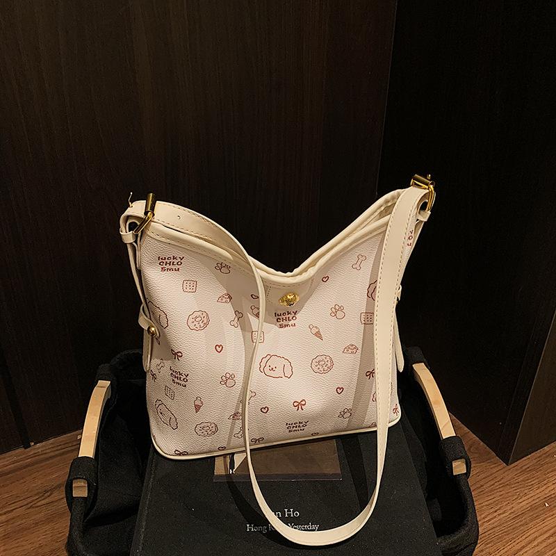 Underarm Bag Women's 2025 New Trendy Autumn and Winter Light Luxury Niche High-end Shoulder Bag Commuter Messenger Bucket Bag