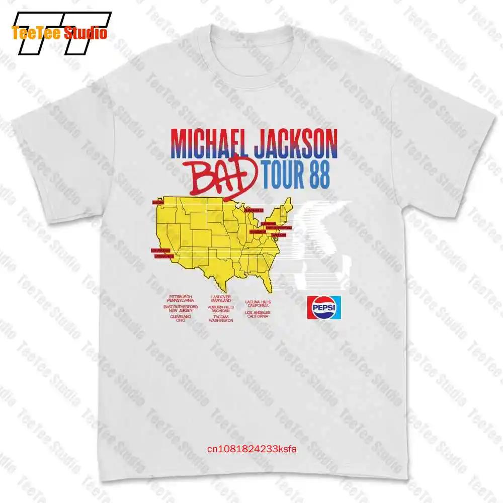 

Michael Jackson Bad Tour 1988 Tshirt Tee 4P00 L