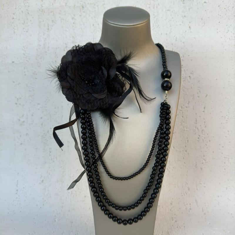 Retro Inspire Layer Imitation Pearls Necklace Portable Accessory for Adding A Touch Of Elegant To Any Stylish Outfits