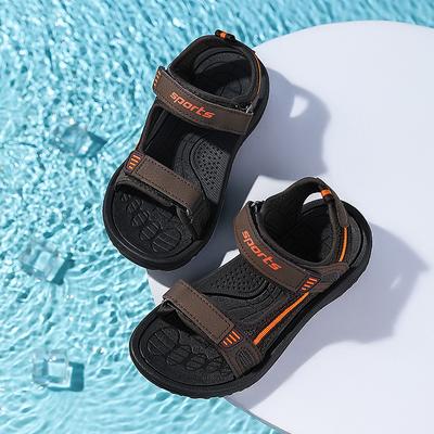 Sandali Estivi per Bambini Punta Aperta Sandali da Spiaggia Leggeri Traspiranti Antiscivolo Outdoor Moda Bambini Casual Scarpe da Passeggio