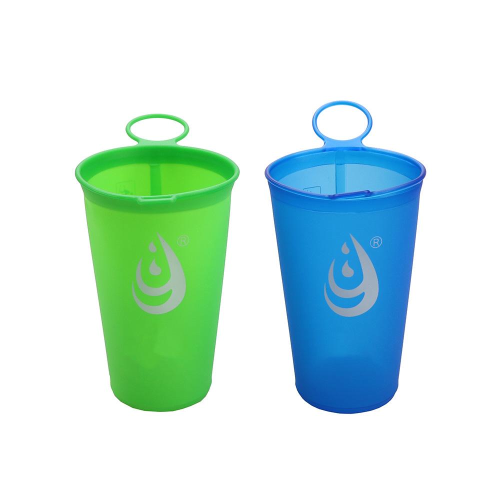 200ml Sports Events Marathon Water Cup Random Color Outdoor Soft Water Bottle Sports Water Bottle BPA FREE Running