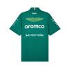 Puma X Aston Martin Aramco F1 Racing Collaboration Loose Fit Polo Shirt Unisex tops 713888-01