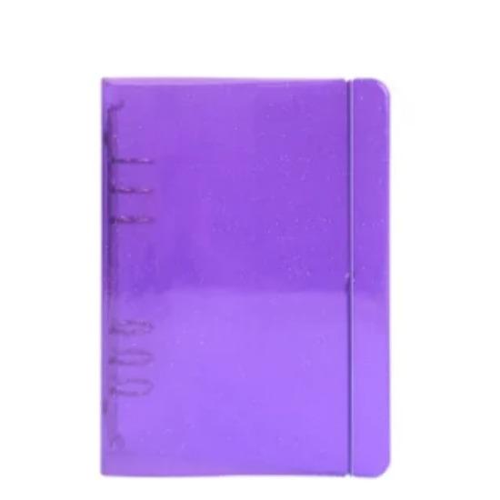 Glittery Jelly Color A5 Binder Po Collect Book&Journal Bonds Notebook Agenda Organizer Planner School Stationery