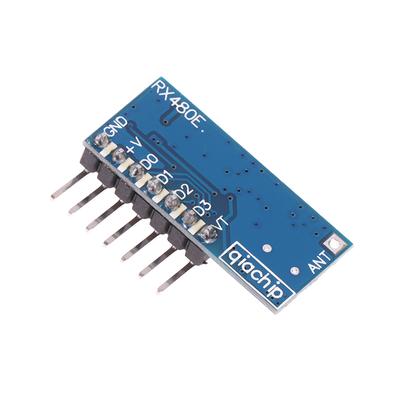 Rx480E-4 433MHz Bezprzewodowy Nadajnik Kodujący Moduł Odbiornika Dekodującego 4 Wyjścia Kanałowe