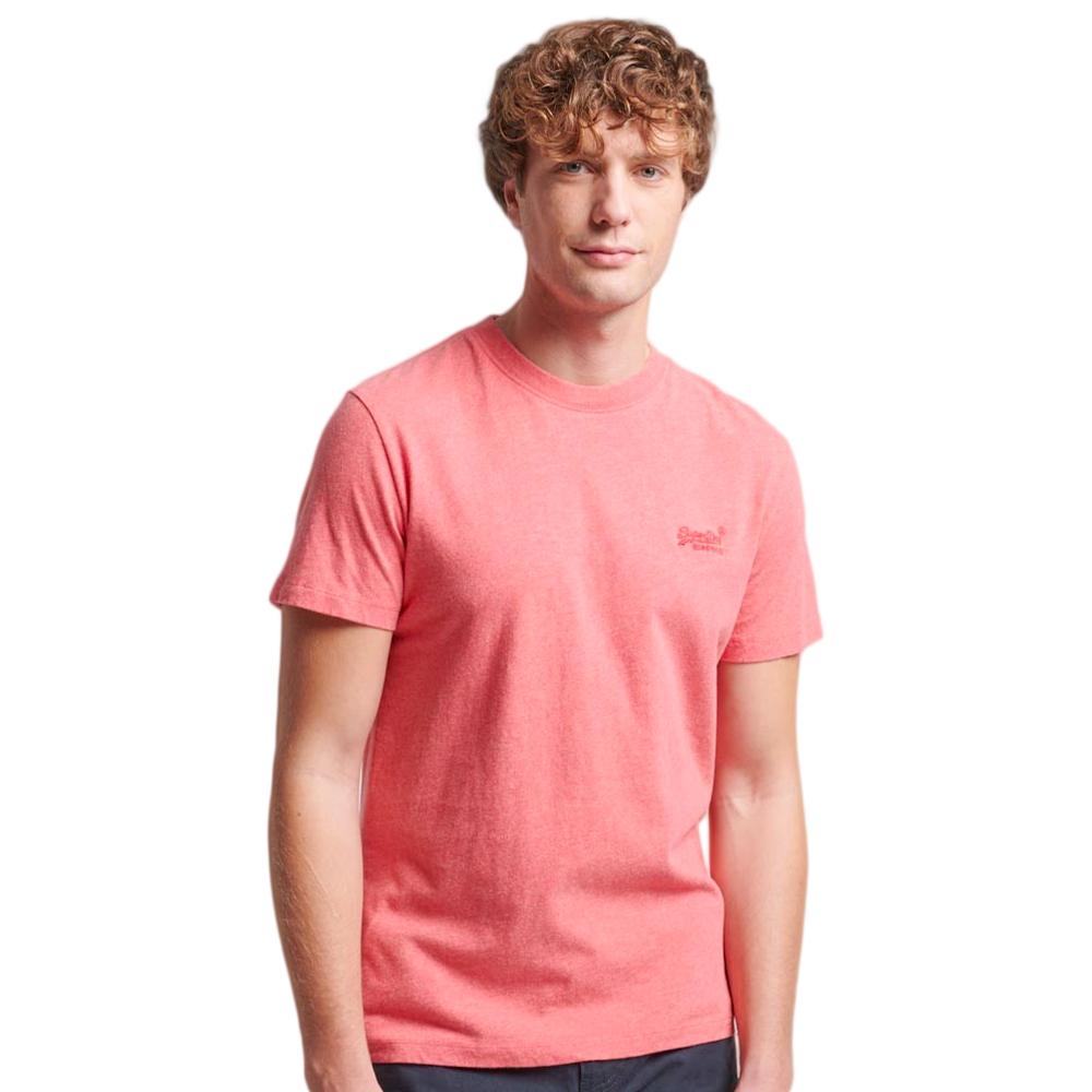 Superdry, Herren, Shirts, Essential T-Shirt aus Bio-Baumwolle mit Logo, Rosa, (S) - Bild 3