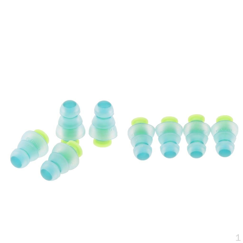 

4Pair Silicone Foam Earplug, Hearing for Sleeping /Concerts /Musicians