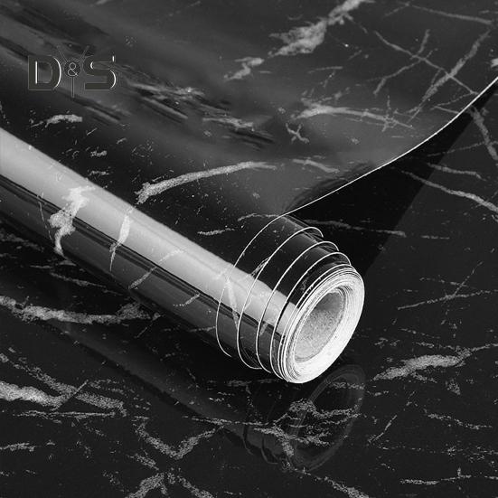 Kitchen Countertop Stickers Marble Pattern Cabinet Shelf Drawer Liner Self Adhesive Waterproof Stickers for Washbasin Countertop