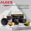 ALOCS Outdoor Camping Picnic Cookware Set