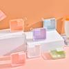 Transparent Powder Puff Beauty Egg Storage Box Safe Plastic Material Multifunctional Waterproof Dustproof Cosmetic Storage Box