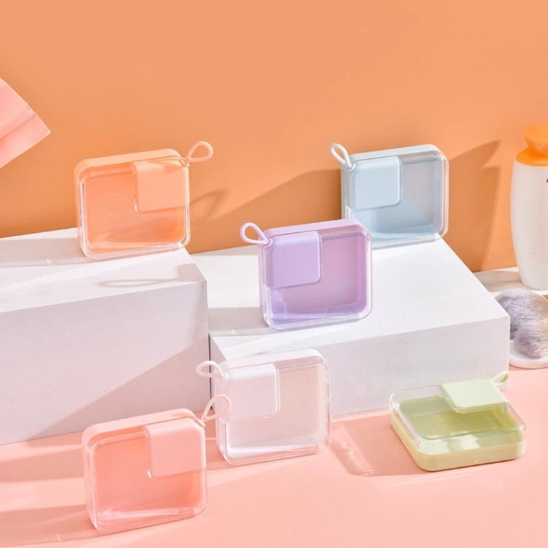 Transparent Powder Puff Beauty Egg Storage Box Safe Plastic Material Multifunctional Waterproof Dustproof Cosmetic Storage Box