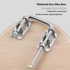Heavy Type Zincs Alloys Iron Door Lock Quiet Operations Universals Interior Door Security Latches Privacy Protecting