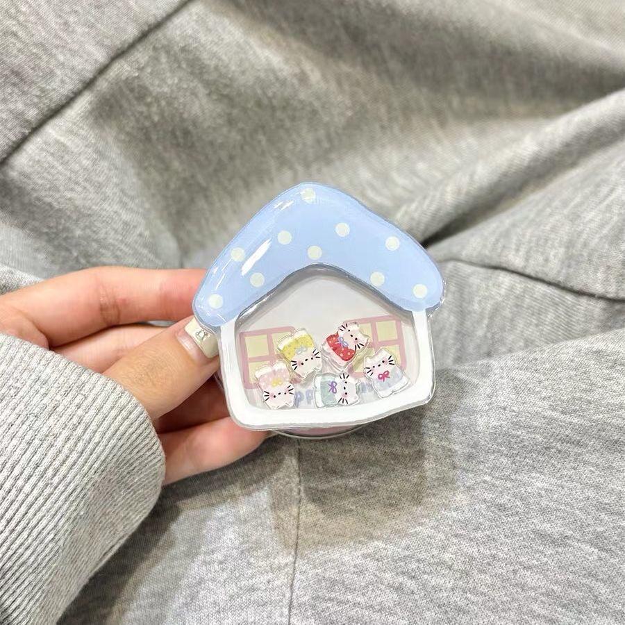 Cartoon Cat Magsafe-compatible Magnetic Phone Holder - Retractable & Foldable