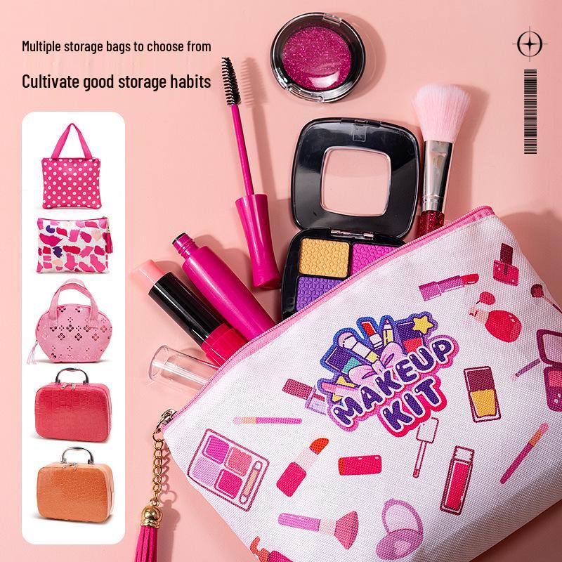 Simulation Cosmetics Toy Set: Colorless Lipstick & Nail Polish for Kids