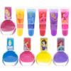 TownleyGirl Disney Princess 5 leskov na pery, 5 odlepovacích lakov na nechty, 24 nálepiek na nechty, Detské nechty, Pre deti