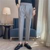 2024 Men's Slim Fit British Style Nine-Point Casual Business Non-Iron Suit Trousers