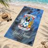 Coventry City F.C. Personalizowane ręczniki plażowe służą również jako ręczniki kąpielowe letni niezbędnik musthave na zewnątrz na plażę i na basen