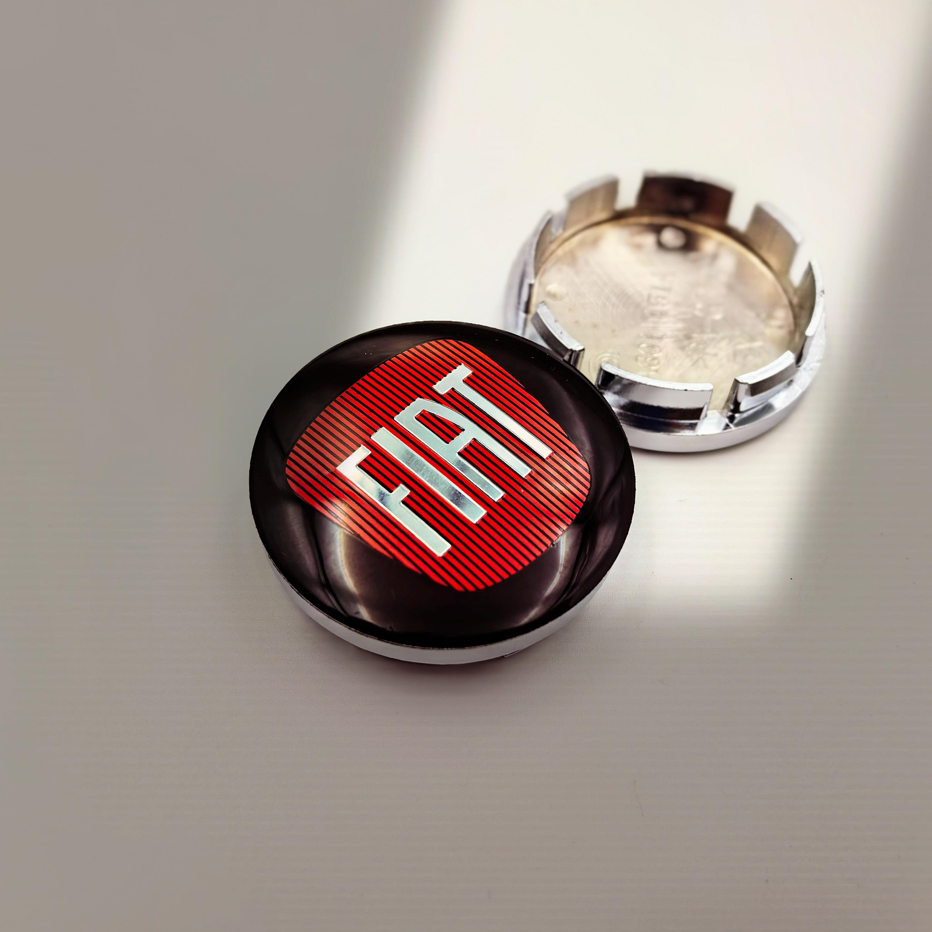 

4pcs 56mm 5.6cm fiat logo car Wheel Center Hub Cap auto Rim refit dust-proof badge cover styling accessories for fiat 500 Abarth 4pcs