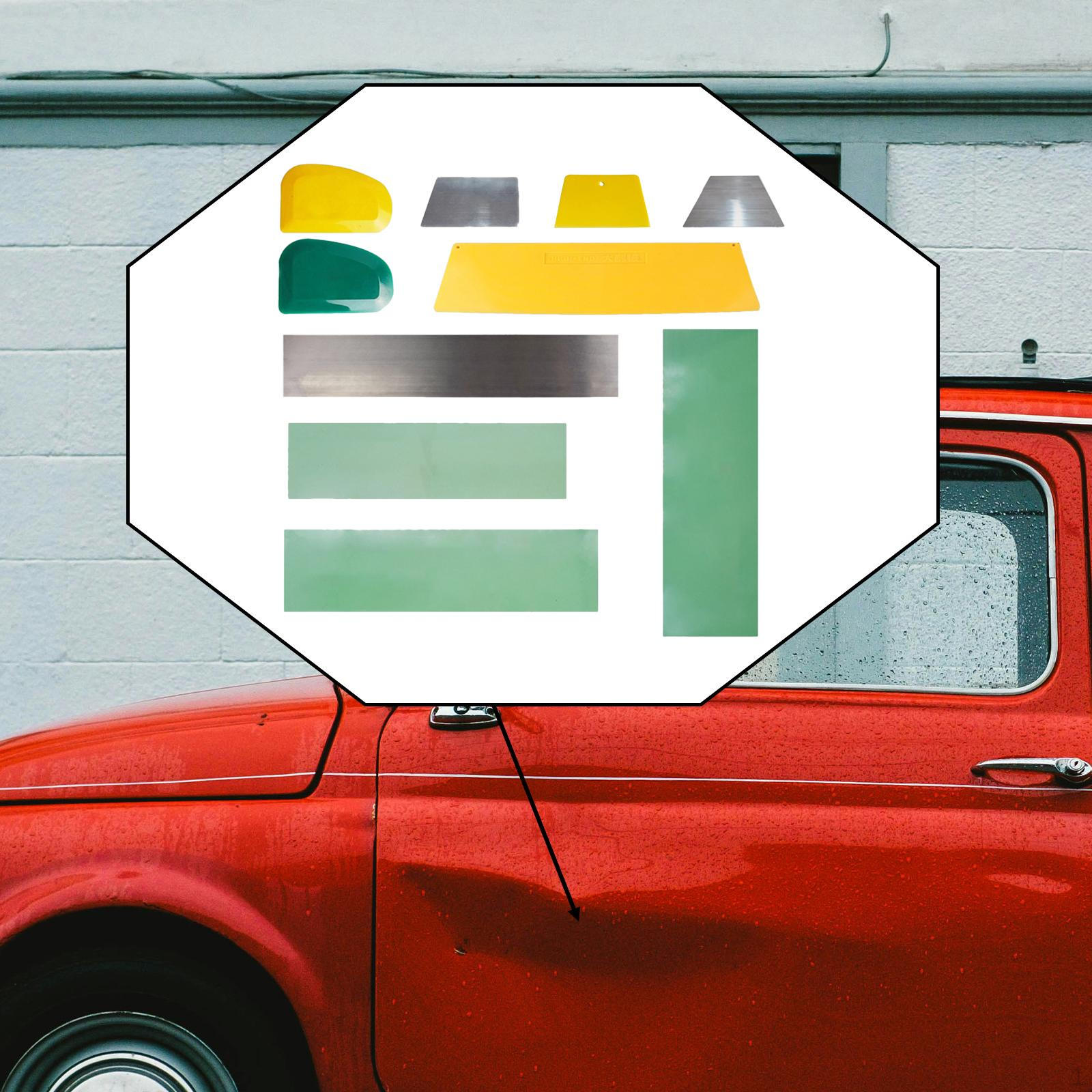 

10x Auto Body Filler Spreader Resin for Home Decor Car Waxing Caulking DIY Easy to Use