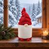 Standing Paper Towel Dispenser 3D Printed Santa Gnome Holder, Decorative Christmas Faceless Dwarf Holder Roll Stand for Bathroom Living Room