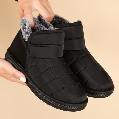 2024 Neue Winter Warme Baumwollstiefel Damen Wasserdicht Verdicken Plüsch Schneestiefel Frau Outdoor Rutschfest Warm Baumwollgepolsterte Schuhe