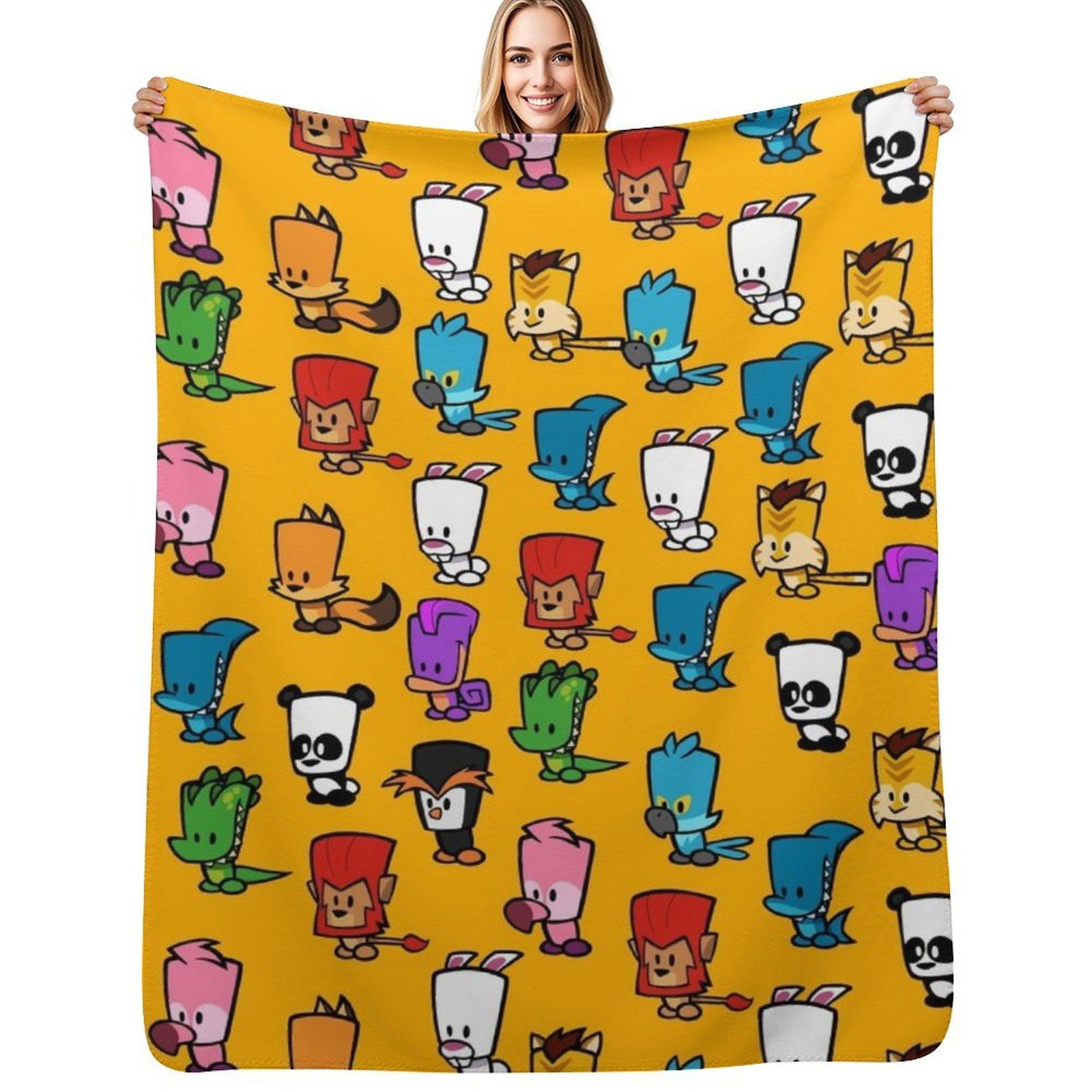 Suspects: Mystery Mansion Throw Blanket Wrinkle Resistant Lightweight Blanket Size: 75*100cm, Weight: 230 GSM