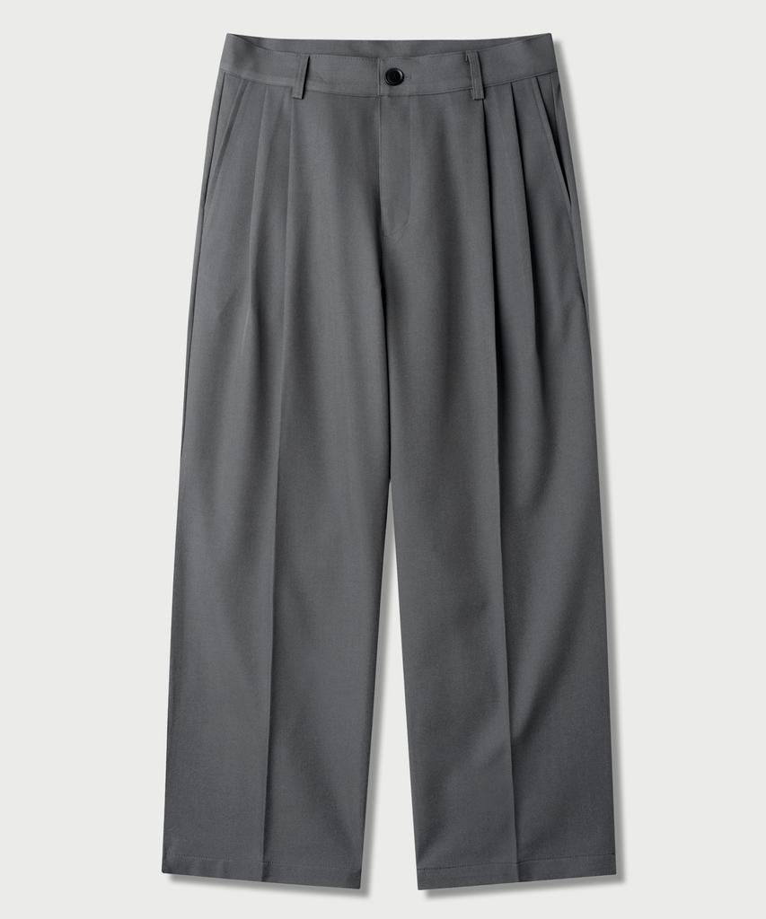 JEMUT Four Seasons Wide Slacks Grey Mmlp2651