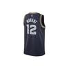 Nike قميص NBA Memphis Grizzlies Morant City Edition Swingman أزرق داكن للرجال ملابس الشارع DB4033-419
