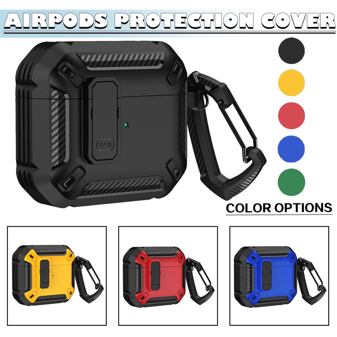 

PDTO новый чехол для Apple AirPods, бронированный чехол для наушников, сверхмощный противоударный защитный чехол