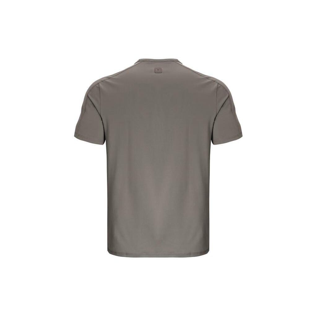 Under Armour Meridian Training Solid Color Sports Crew Neck T-Shirt Men Tops Brown 1379670-200