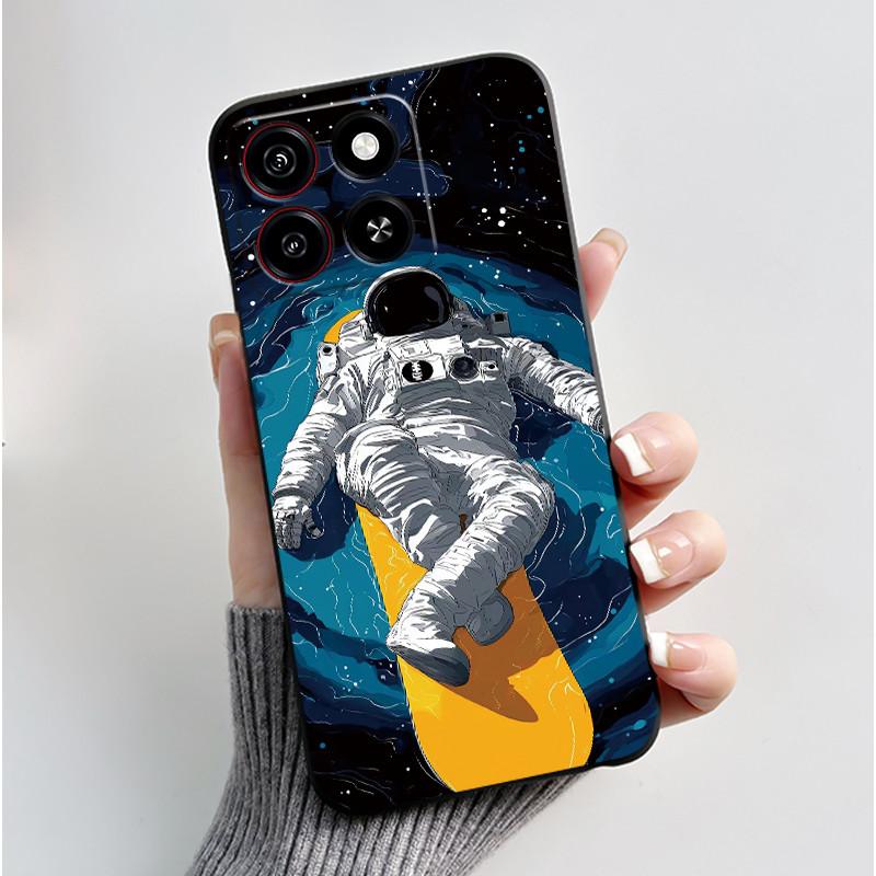 For ZTE Blade A35 Case Cute Cool Fashion Silicone Soft TPU Cover For ZTE Blade A55 Cases Blade A35 Back Cover Shockproof Bumper