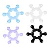 5Pcs Couple Erection Penis Cock Rings Vibrator Stimulator Enhancer Sex Toys