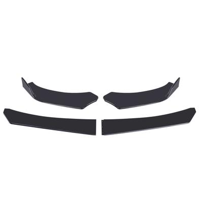 Labbro Canard Paraurti ABS 4 Pezzi Labbro Paraurti Anteriore Auto Kit Carrozzeria Spoiler Splitter