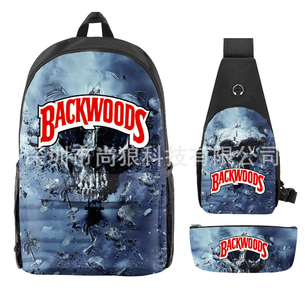 Student School Bag Backwoods Backpack Shoulder Bag School Bag Large Capacity Water-Proof Backpack