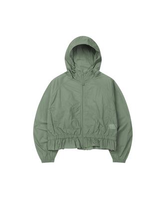 Secondmono Ruffle Windbreaker [Mintgray]_Sewjk002Mintgray